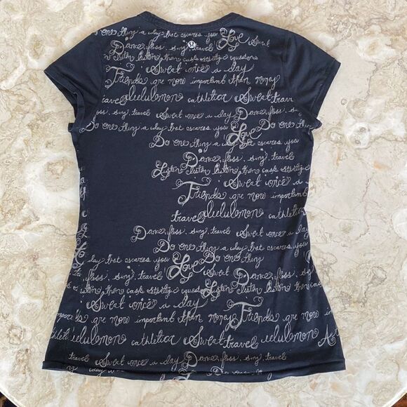 Lululemon Athletica Script T-Shirt - Picture 10 of 16